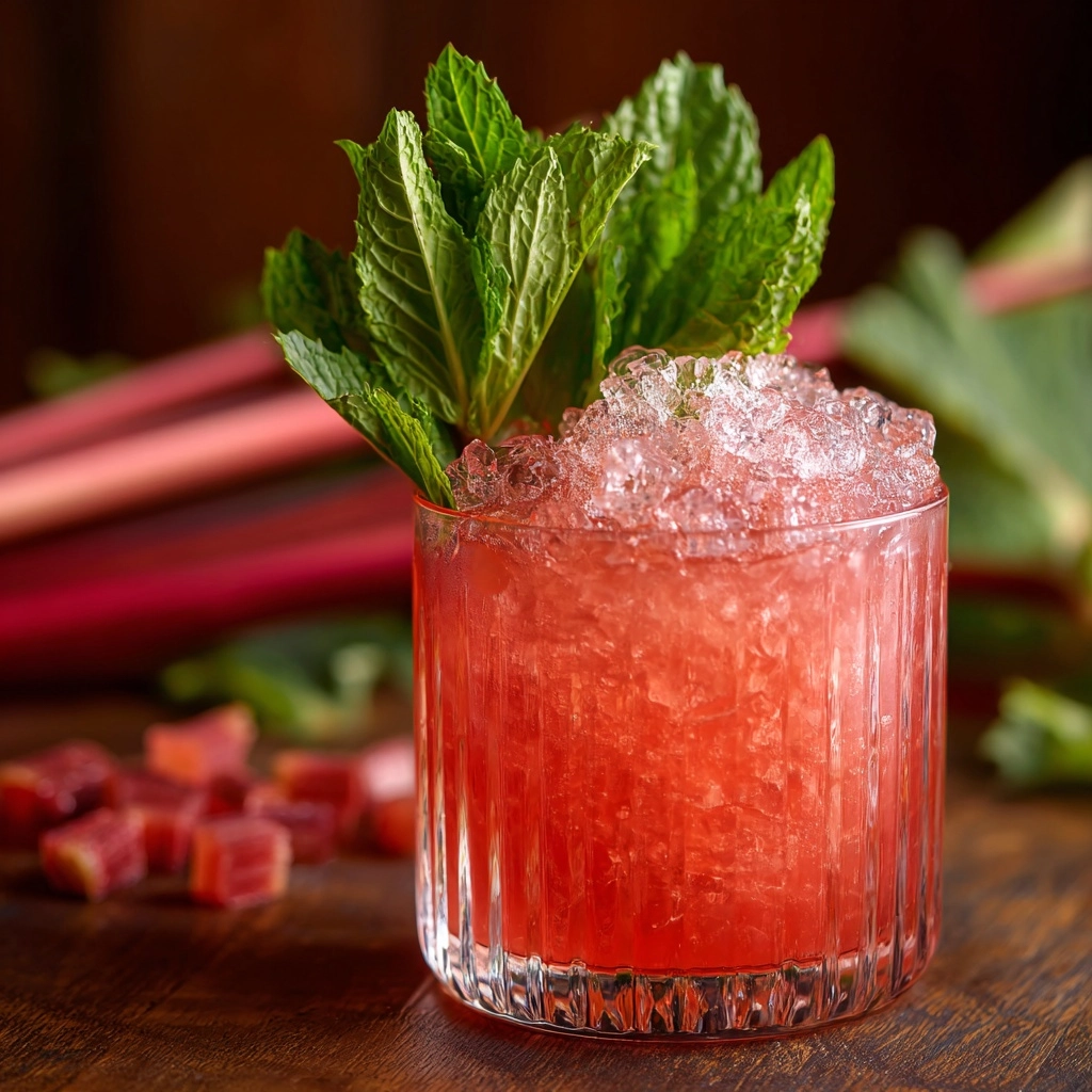 Rhubarb Liqueur Recipe - Recipe Image
