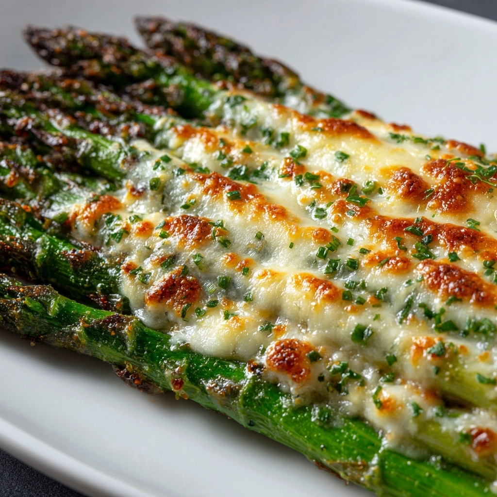 Cheesy Baked Asparagus Recipe - Recipe Image