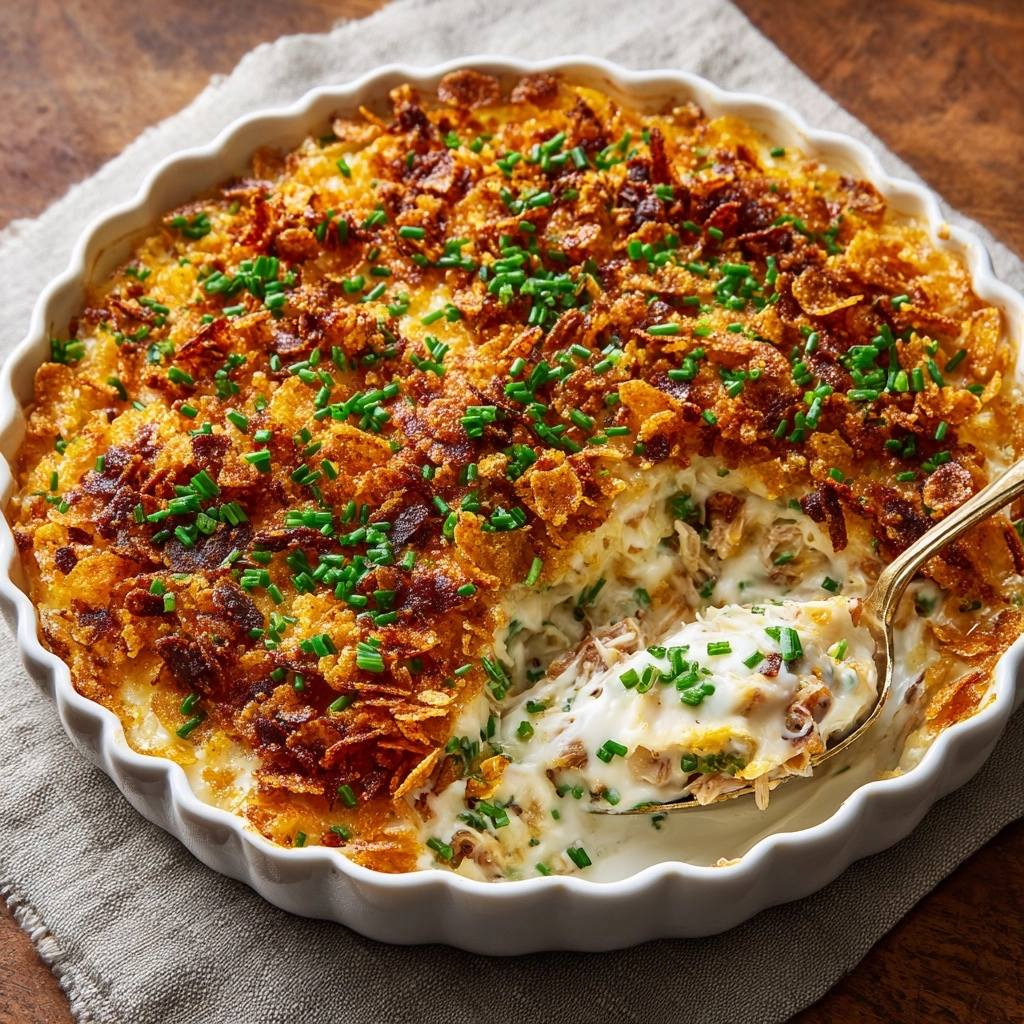 Ritz Cracker Chicken Casserole Recipe - Recipe Image