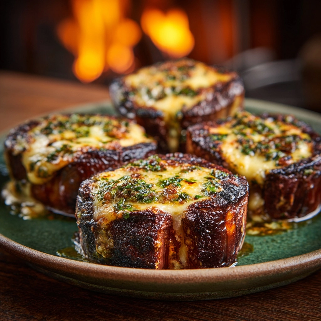 French Onion Steak Pinwheels Recipe - Recipe Image
