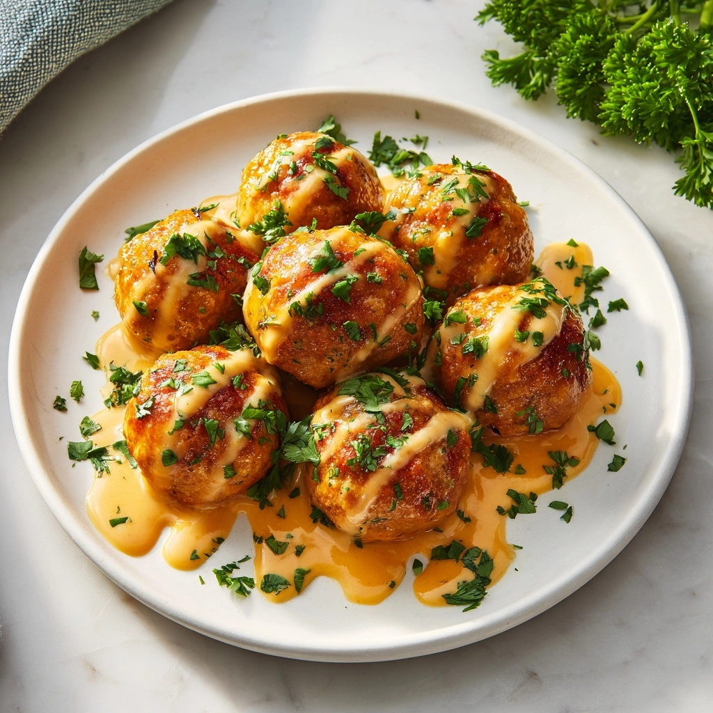 Buffalo Chicken Meatballs Recipe - Recipe Image