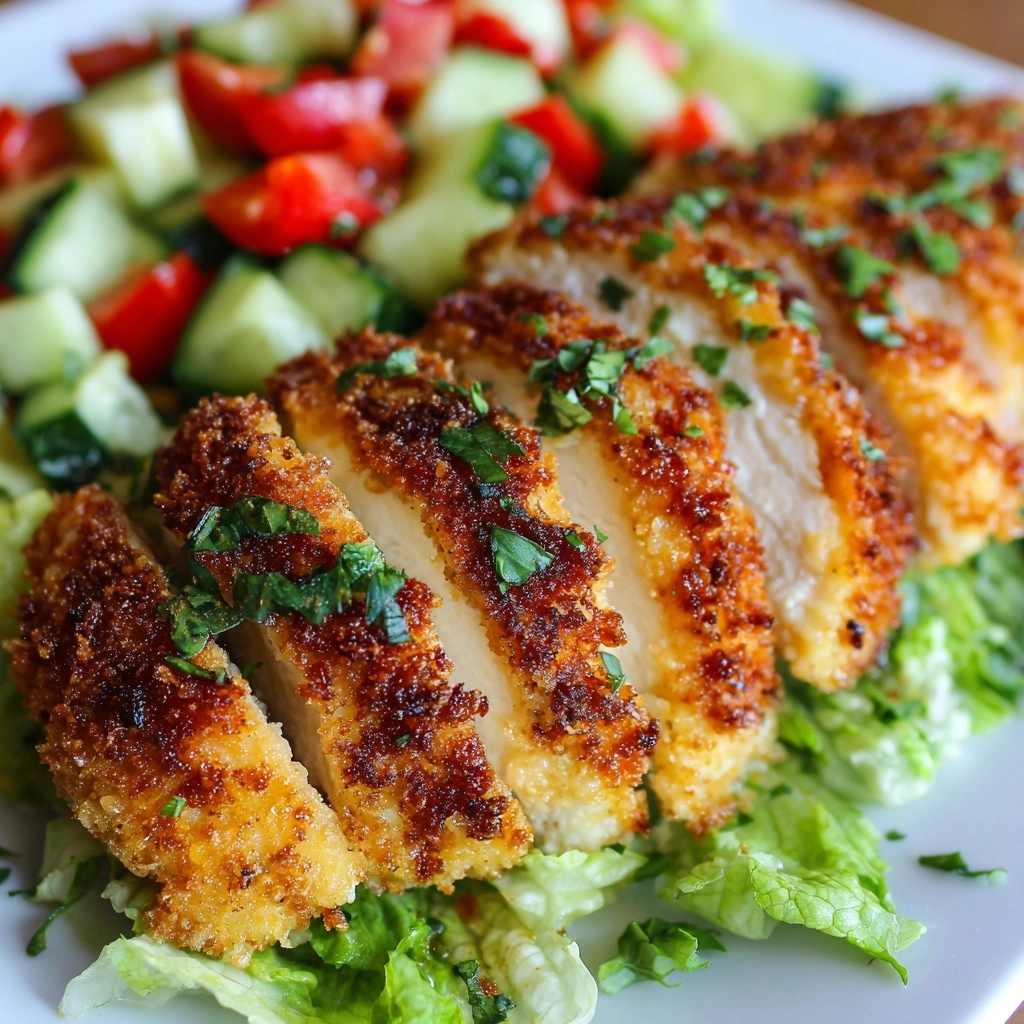 Air Fryer Chicken Caesar Cutlets Recipe - Recipe Image