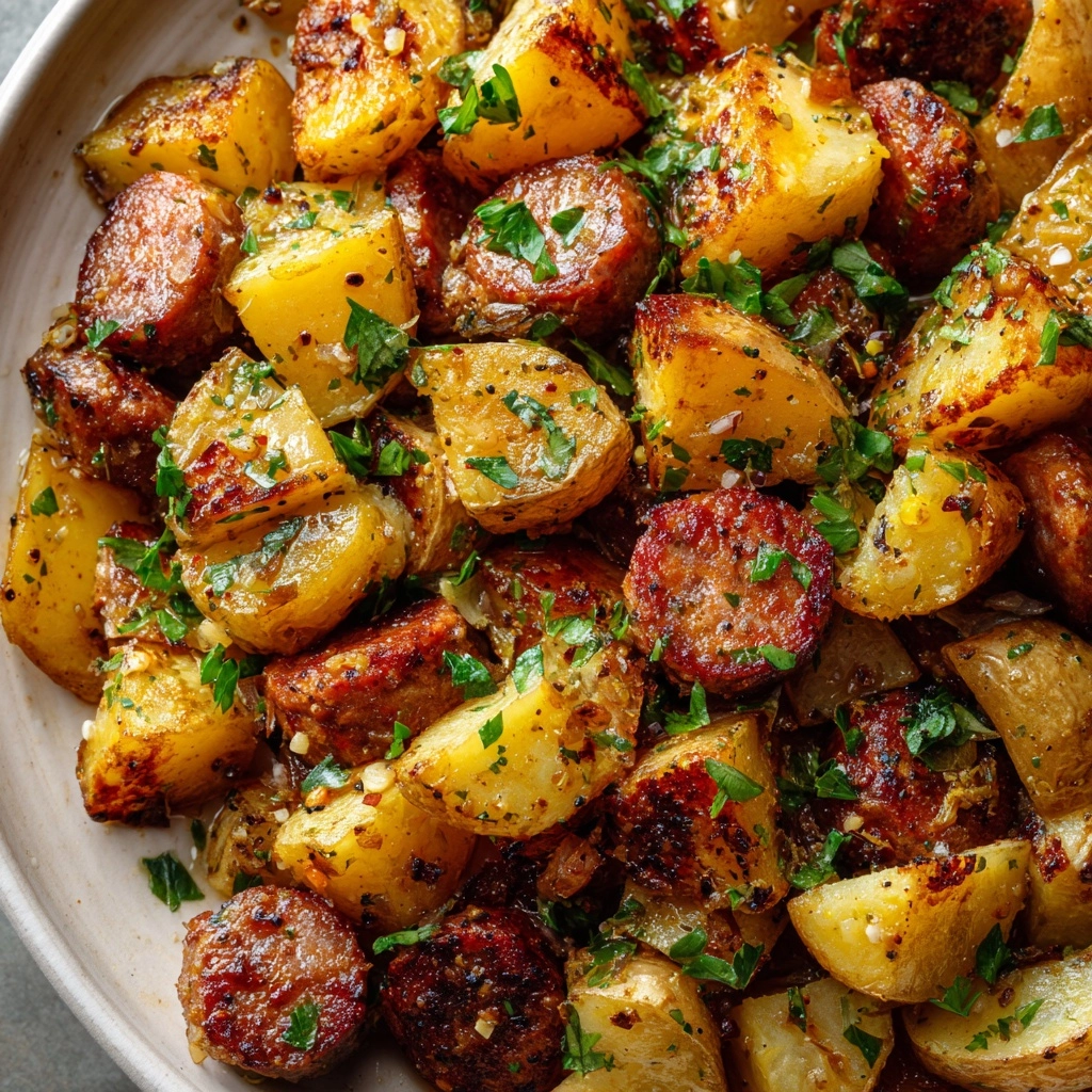Hearty Smoked Sausage and Potatoes Skillet Recipe - Recipe Image