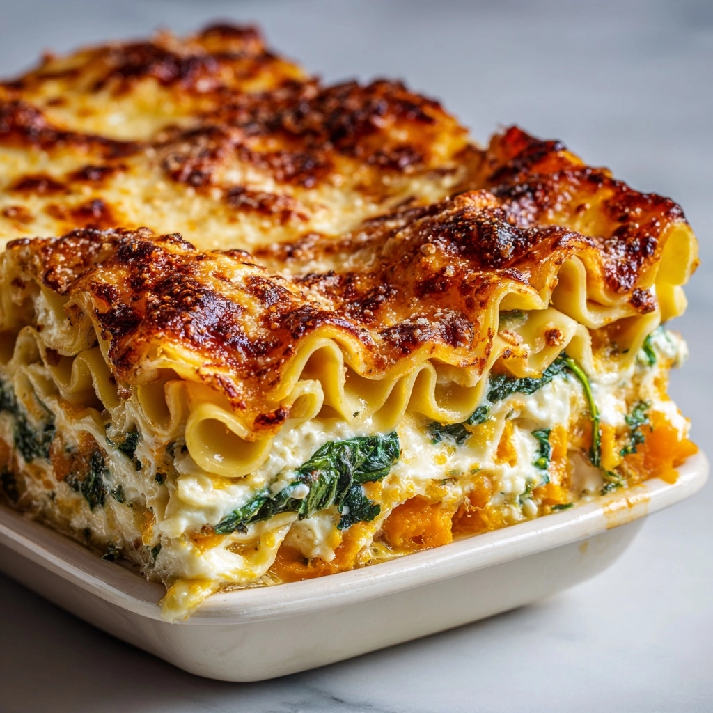 Butternut Squash and Spinach Lasagna Recipe - Recipe Image