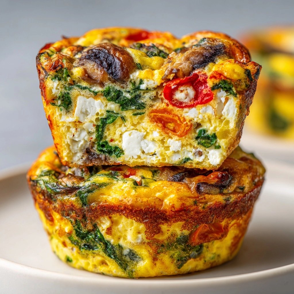 Veggie-Loaded Breakfast Frittata Cups Recipe - Recipe Image