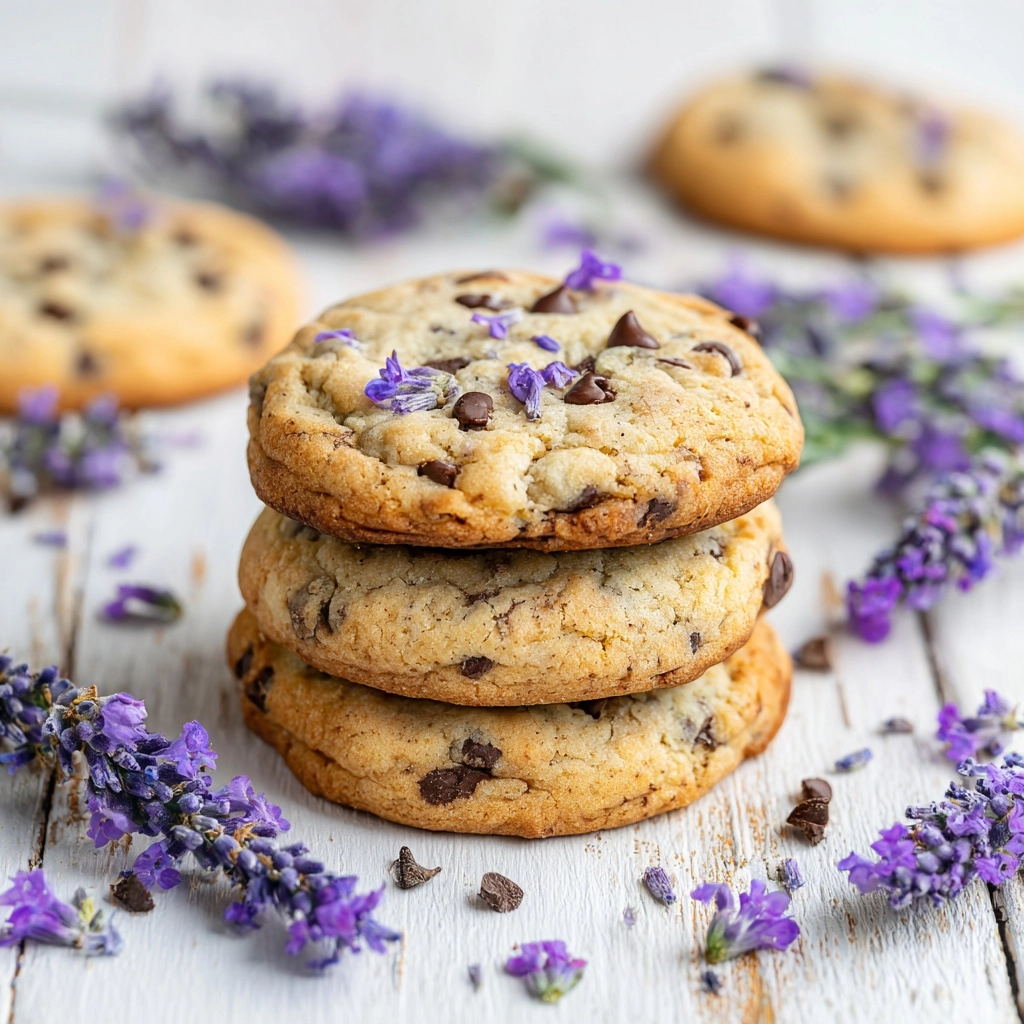 Lavender Chocolate Chip Cookies Recipe - Recipe Image