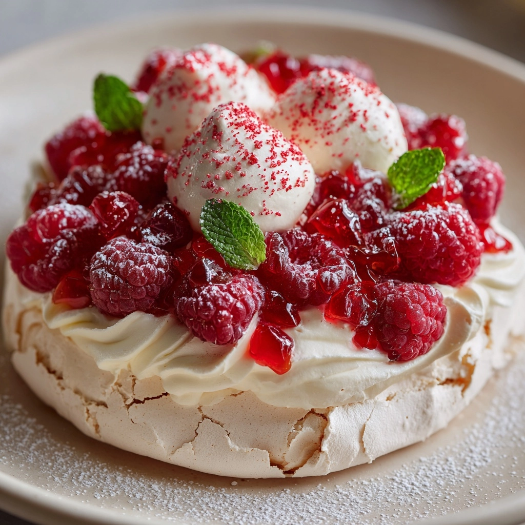 Heart-Shaped Pavlova Recipe - Recipe Image