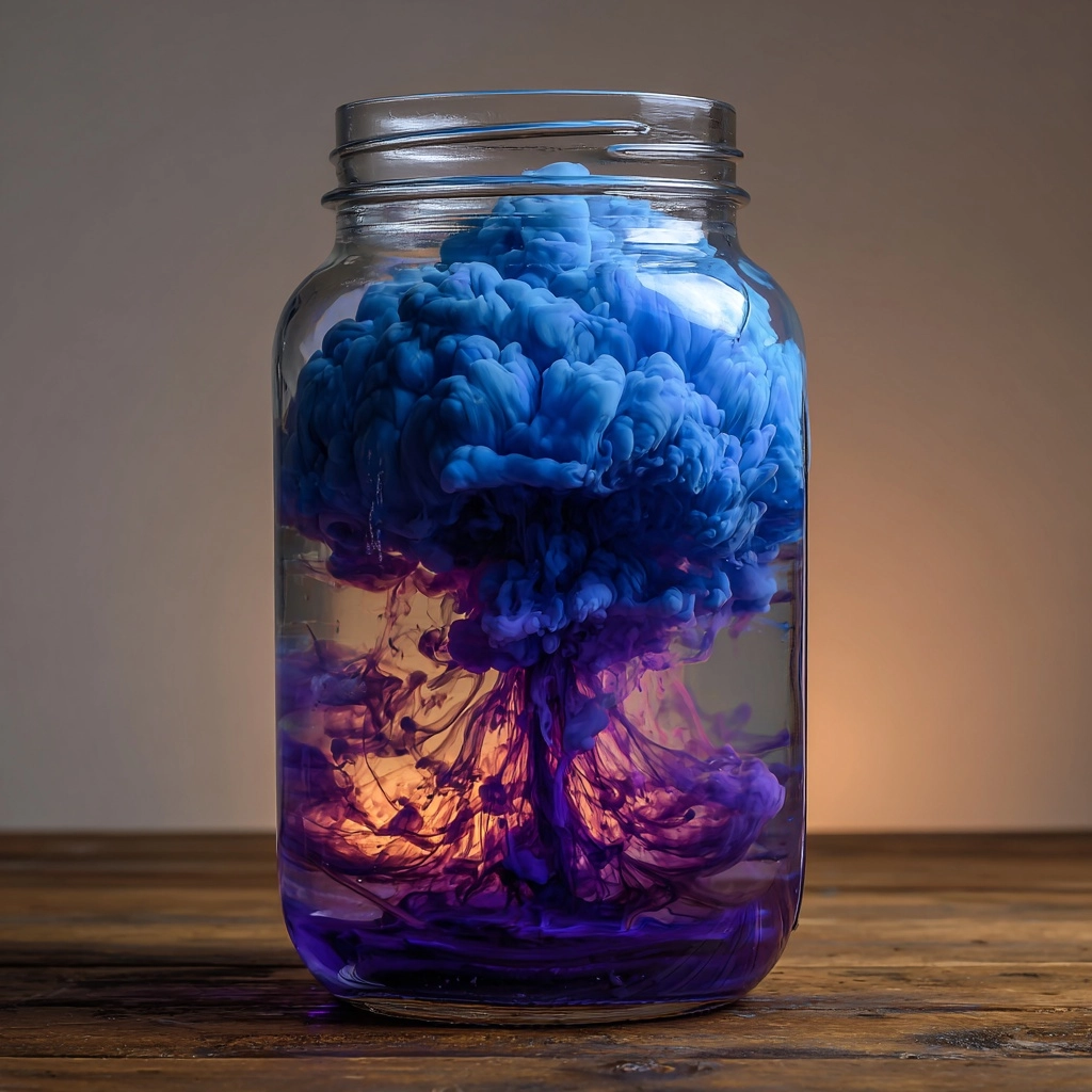 Rain Cloud in a Jar Recipe - Recipe Image