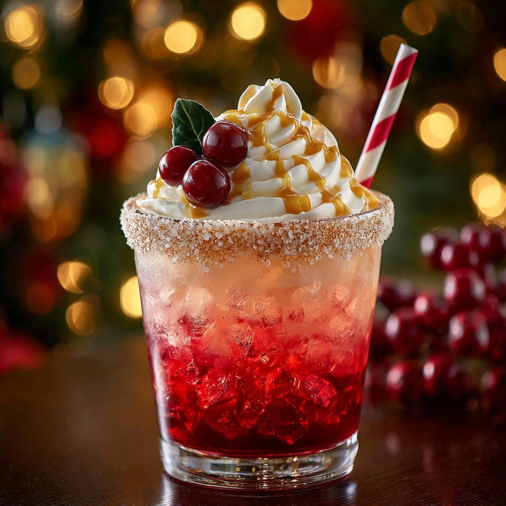 Santa’s Hat Shirley Temple Recipe - Recipe Image