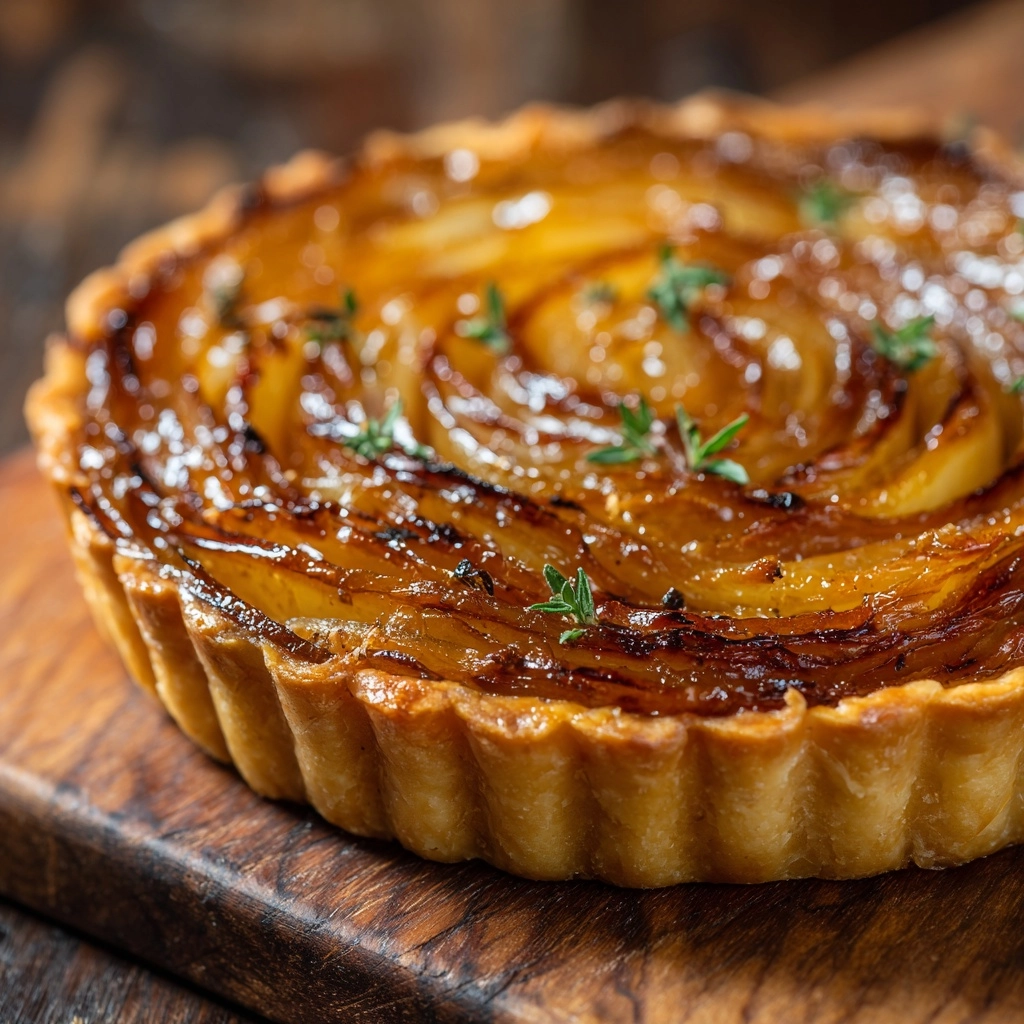 Caramelized Onion Tart Recipe - Recipe Image