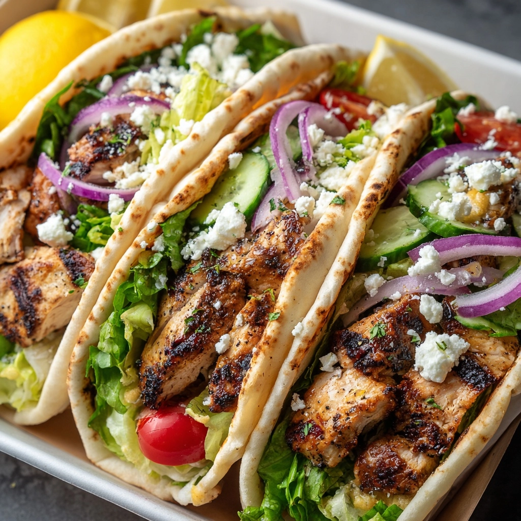 Chicken Pitas Recipe - Recipe Image
