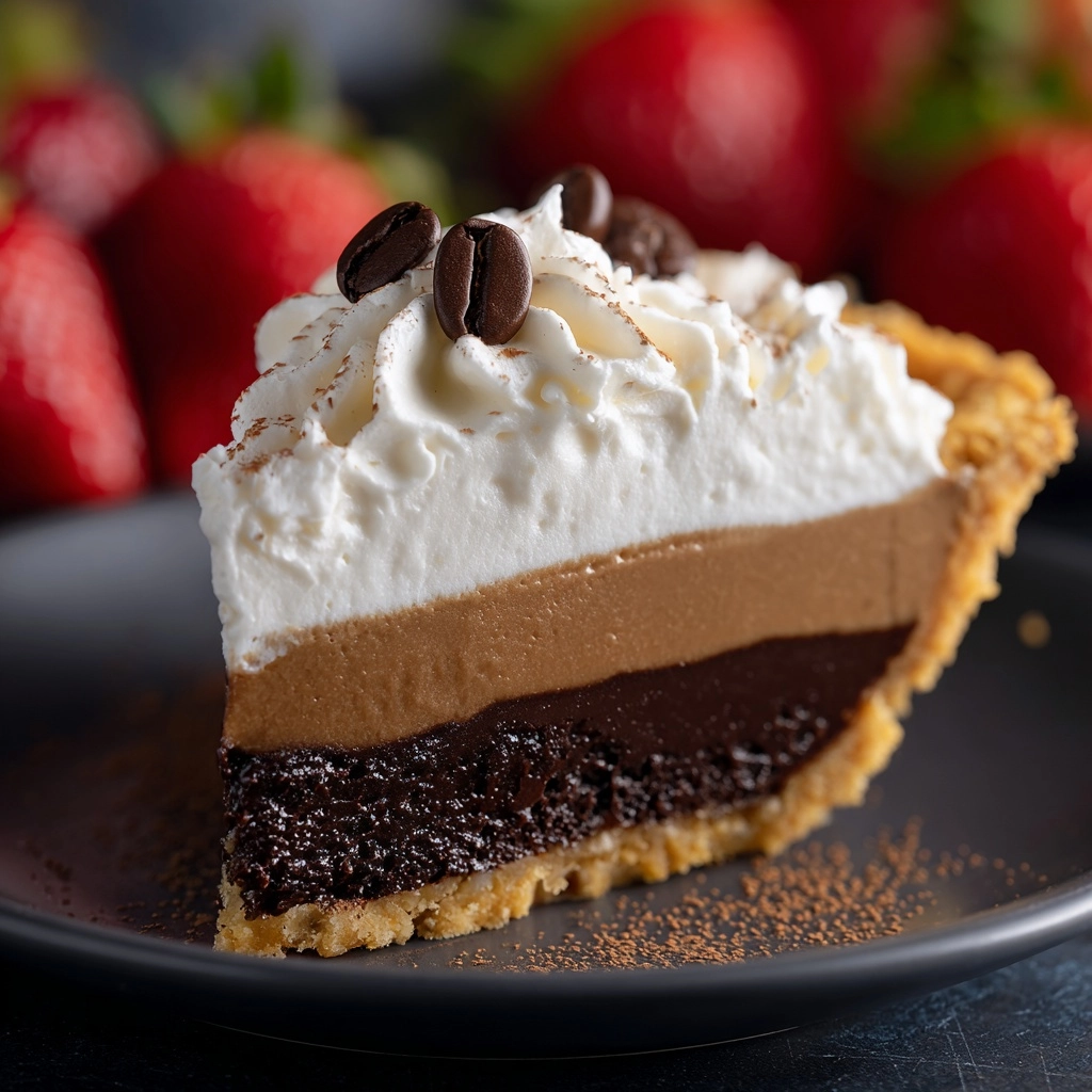 Dark Chocolate Tart with Espresso Whipped Cream Recipe - Recipe Image