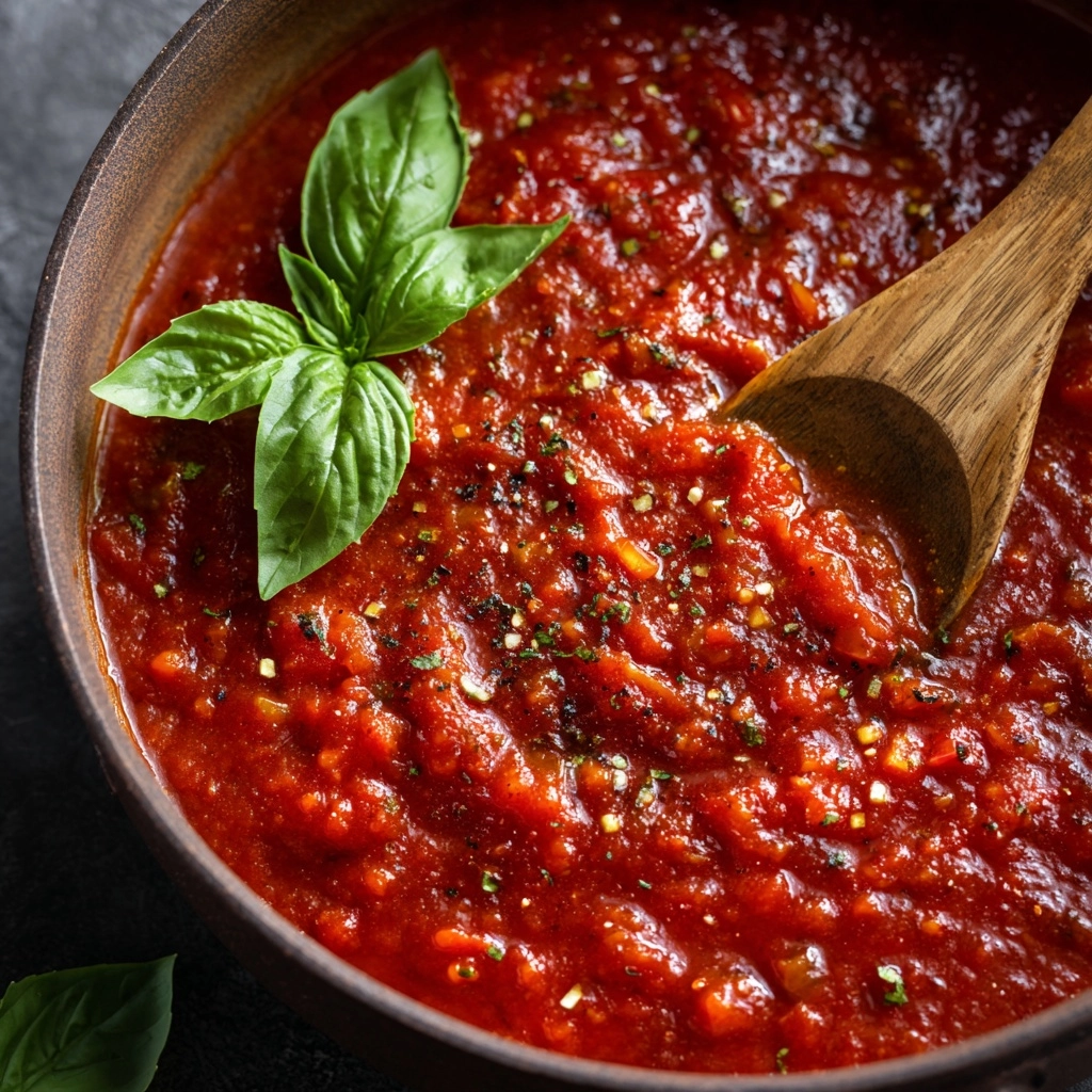 Tomato Sauce Pasta Recipe - Recipe Image
