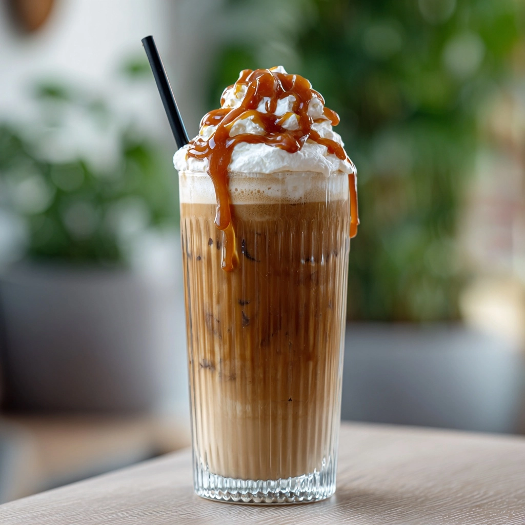Iced Caramel Latte Recipe - Recipe Image
