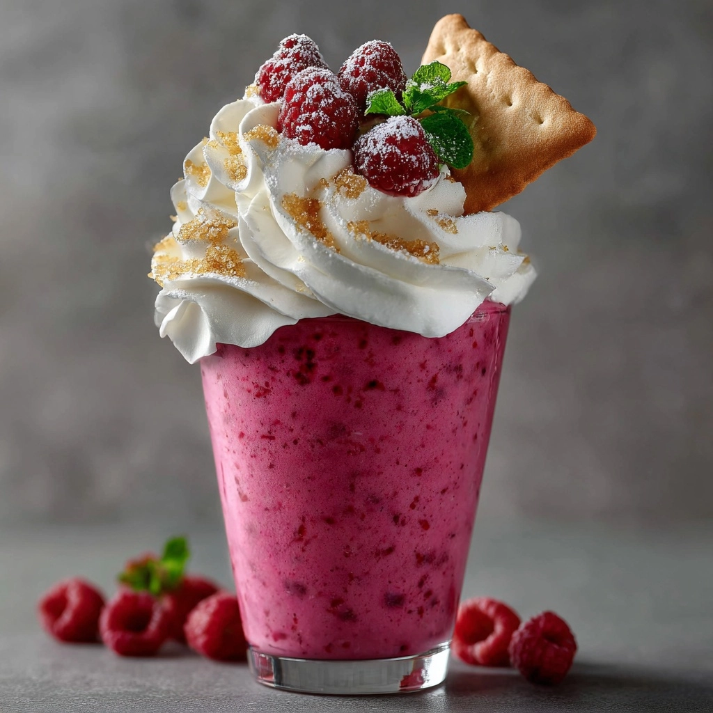 Raspberry Cheesecake Protein Shake Recipe - Recipe Image