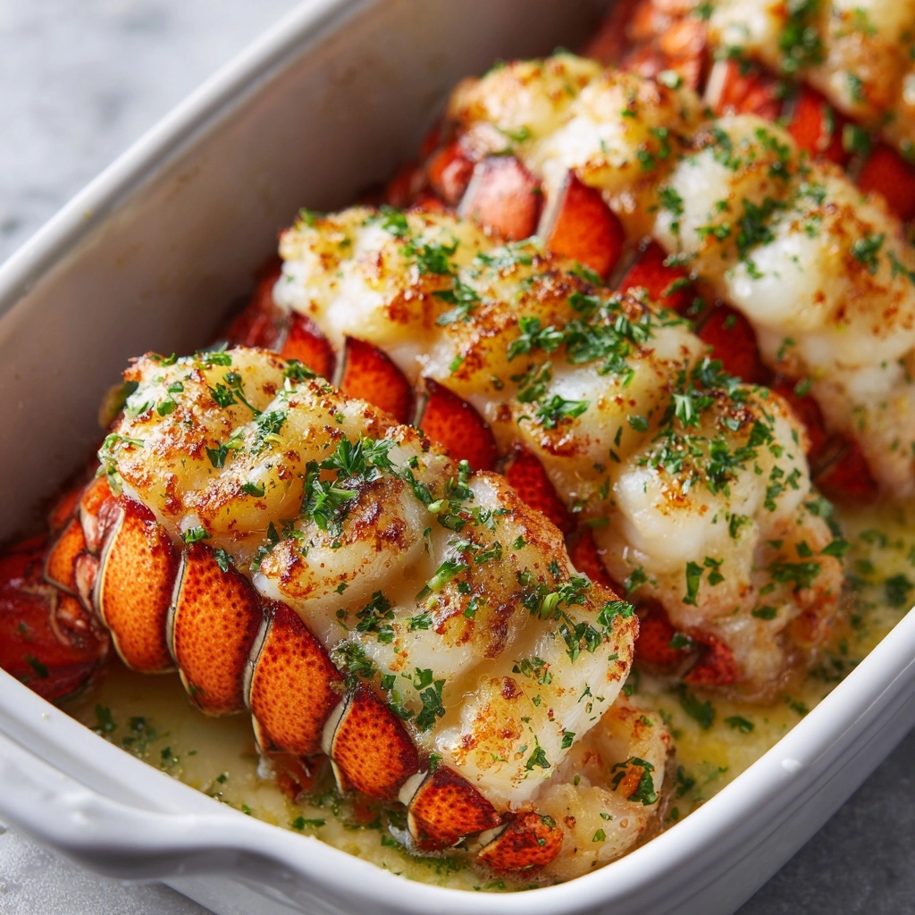 Garlic Butter Baked Lobster Tails Recipe - Recipe Image