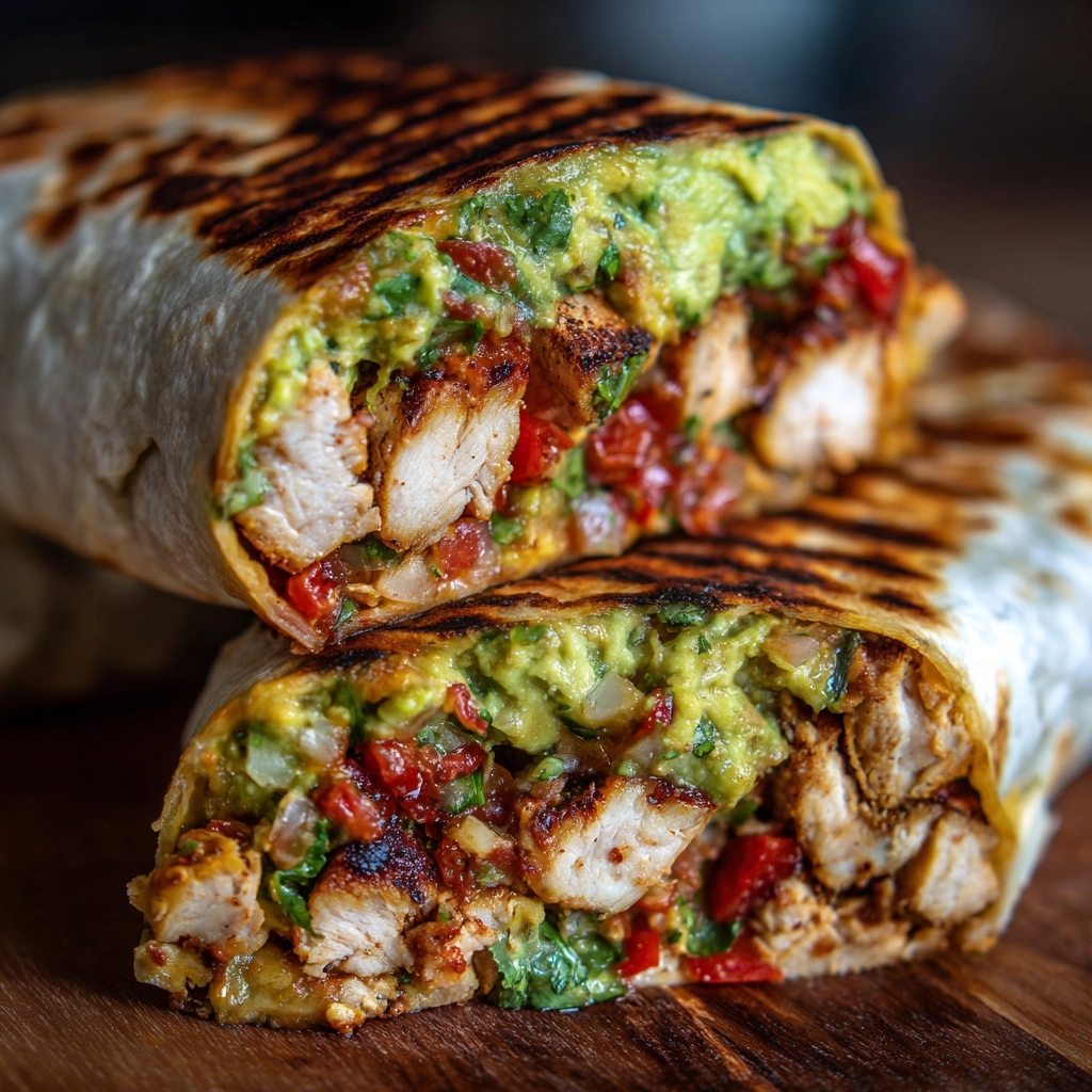 Chicken and Avocado Burritos Recipe - Recipe Image