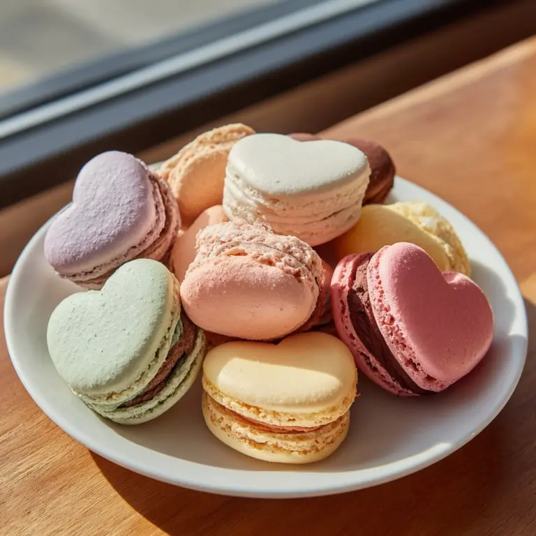 Heart-Shaped Macarons Recipe
