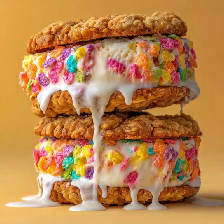 Cereal Ice Cream Sandwiches Recipe