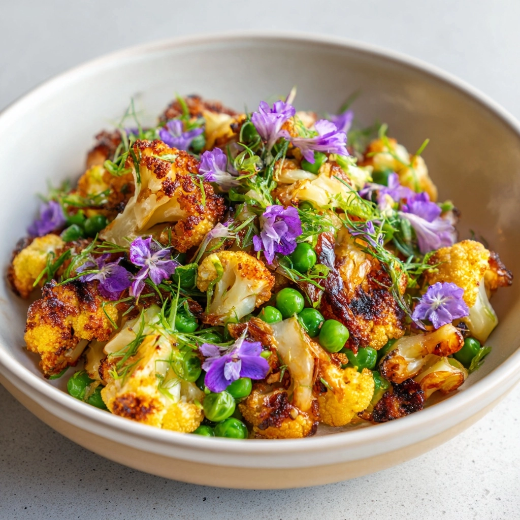 Curry Roasted Cauliflower Sweet Potato Salad Recipe - Recipe Image