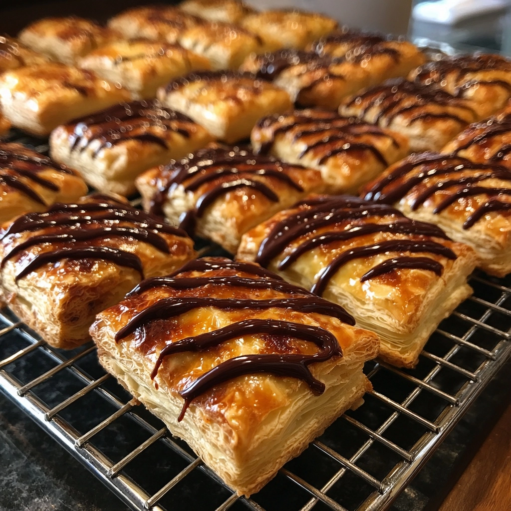 Nutella Puff Pastries Recipe - Recipe Image
