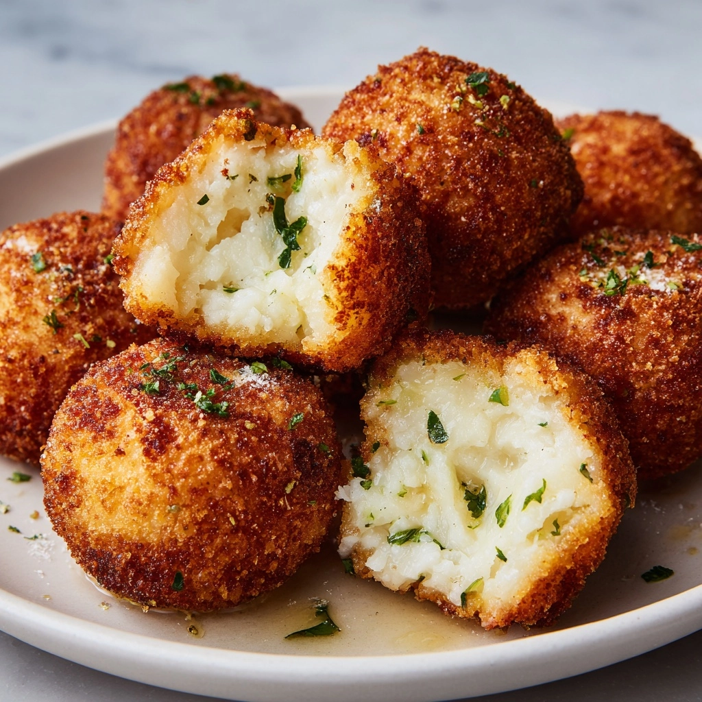 Stuffed Cheese Balls Recipe - Recipe Image