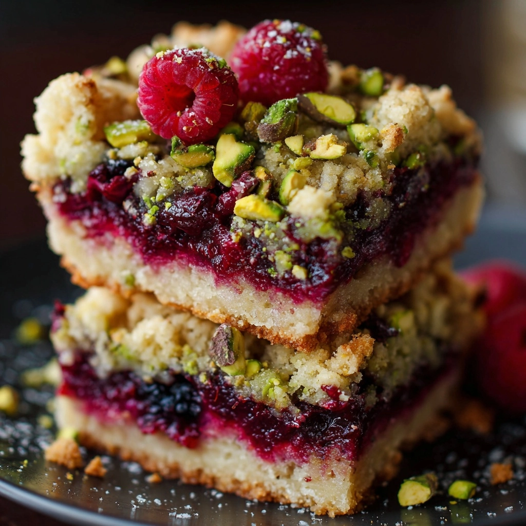 Pistachio Shortbread Bars Recipe - Recipe Image