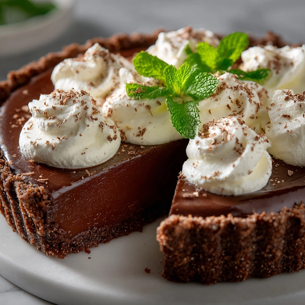 Chocolate Mint Pie Recipe - Recipe Image