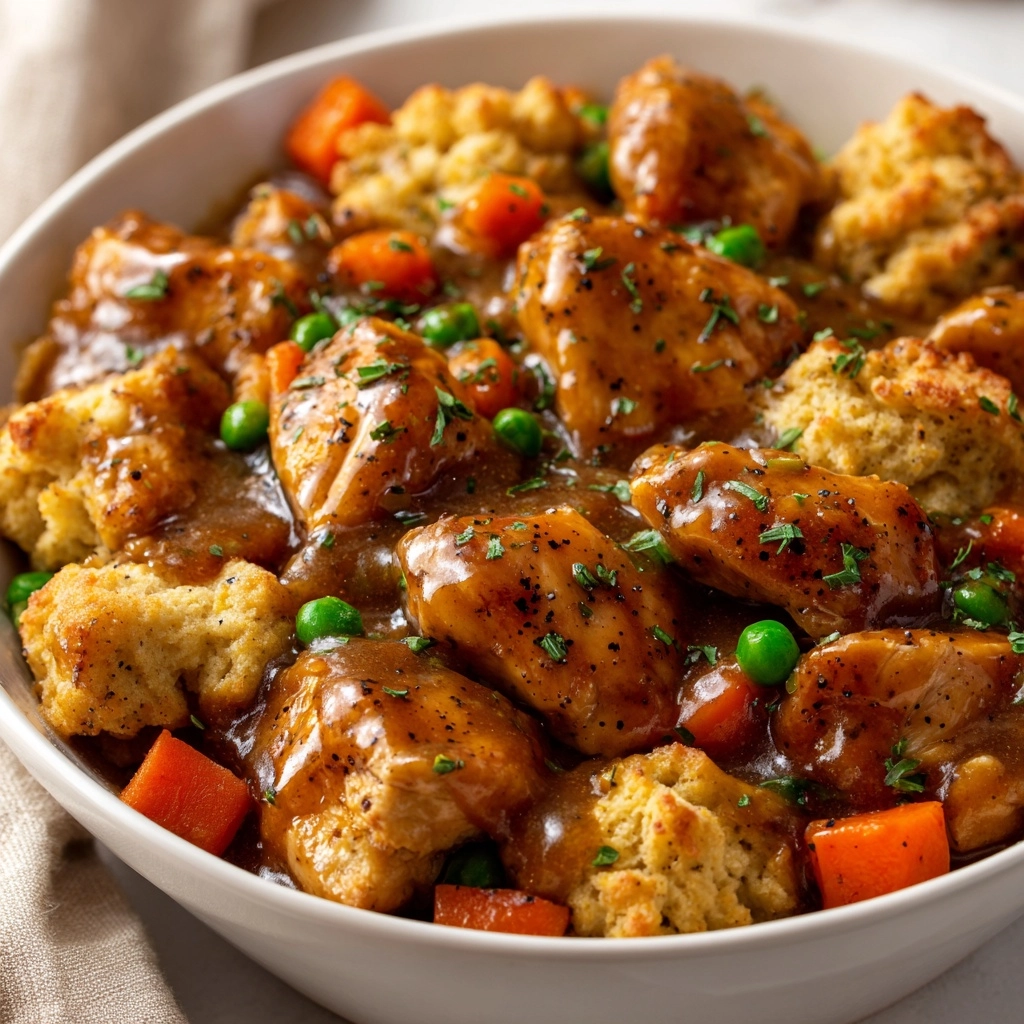 Slow Cooker Crockpot Chicken and Stuffing Recipe - Recipe Image