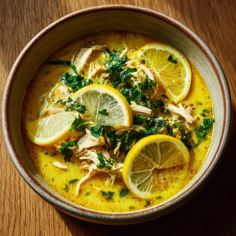 Greek Lemon Chicken Soup Recipe
