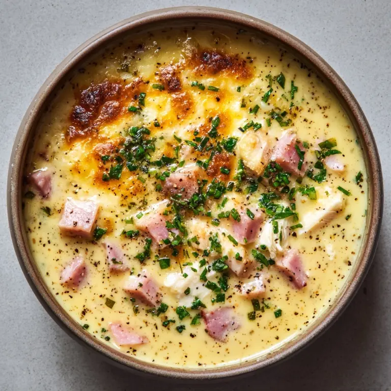 Chicken Cordon Bleu Soup Recipe