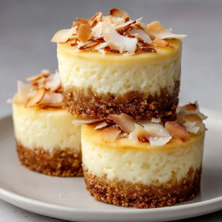 Coconut Pineapple Cheesecake Minis Recipe