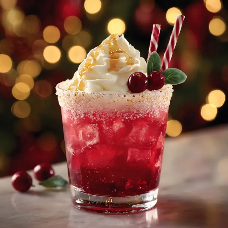 Santa’s Hat Shirley Temple Recipe