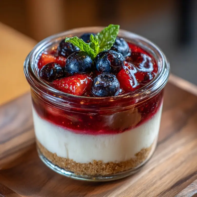 High-Protein Cheesecake Jars Recipe