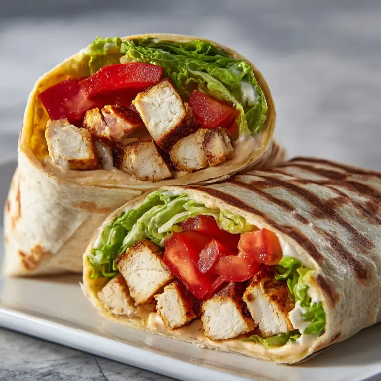 Chicken Caesar Wrap Recipe