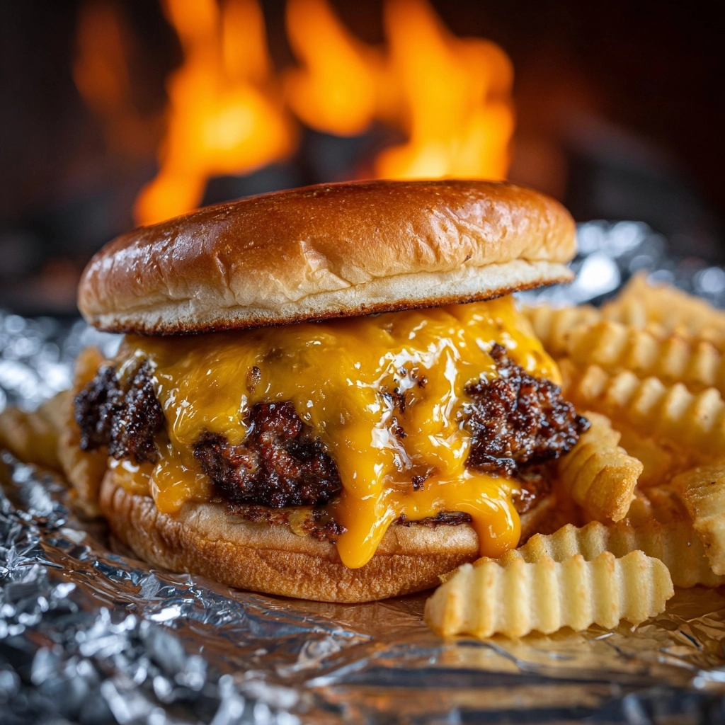 Cheeseburger Hobo Foil Packets Recipe - Recipe Image