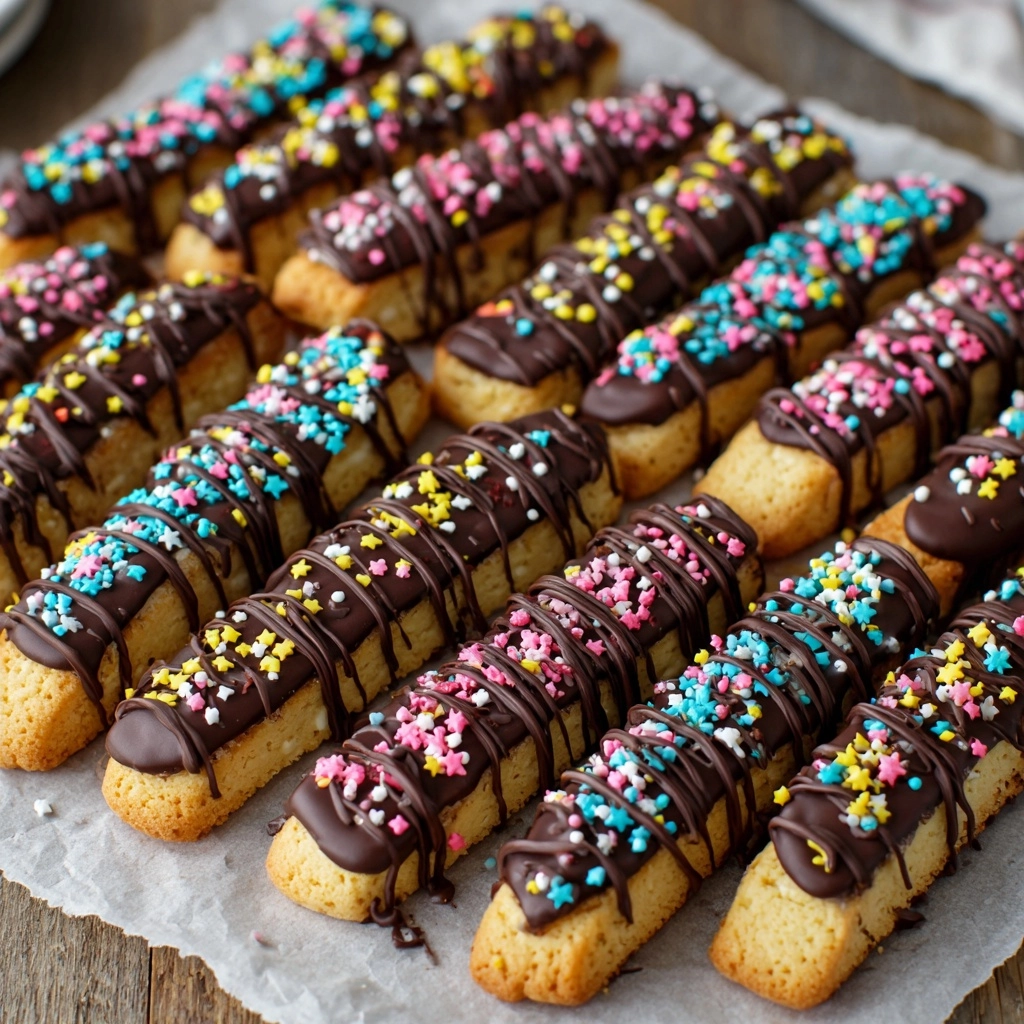 Pocky Christmas Trees Recipe - Recipe Image