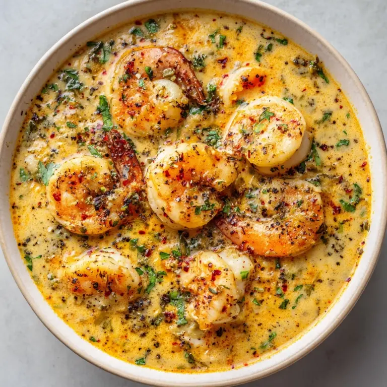 Creamy Crab and Shrimp Seafood Bisque Recipe