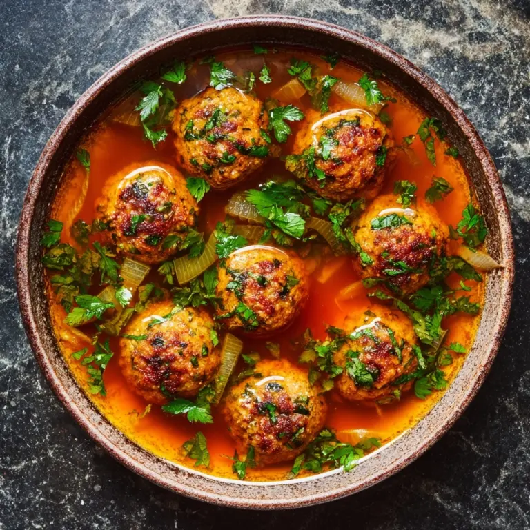 Albondigas Soup (Mexican Meatball Soup) Recipe