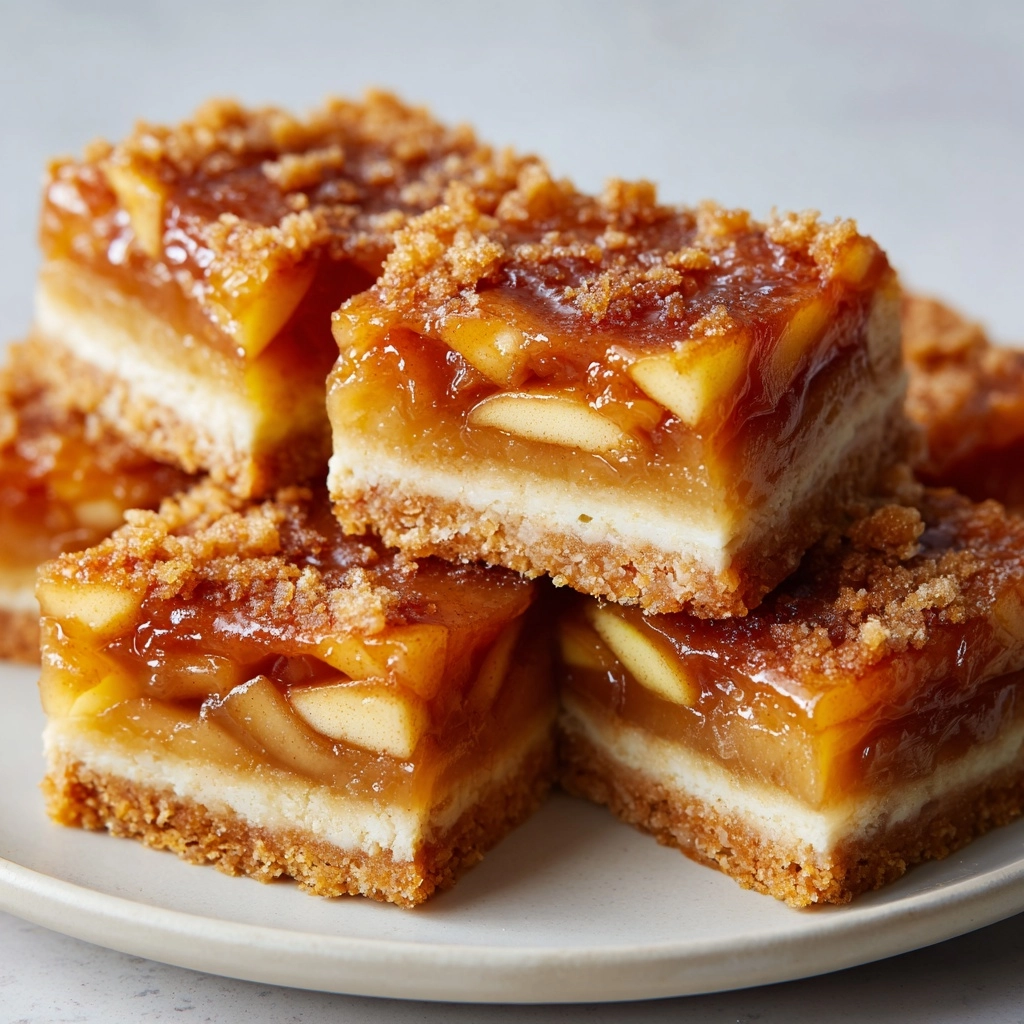 Brown Butter Apple Blondies with Cinnamon Maple Glaze Recipe - Recipe Image