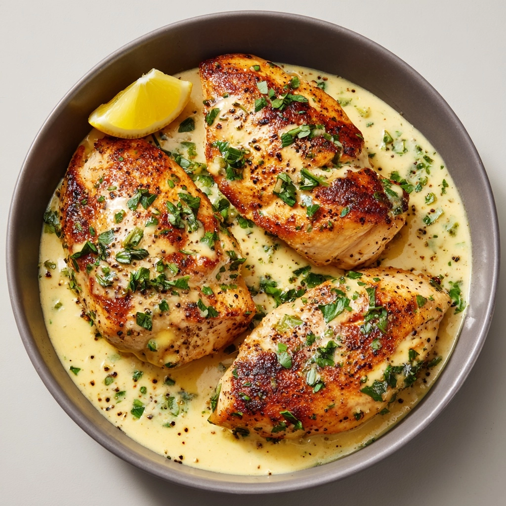 Creamy Lemon Pepper Chicken Recipe - Recipe Image