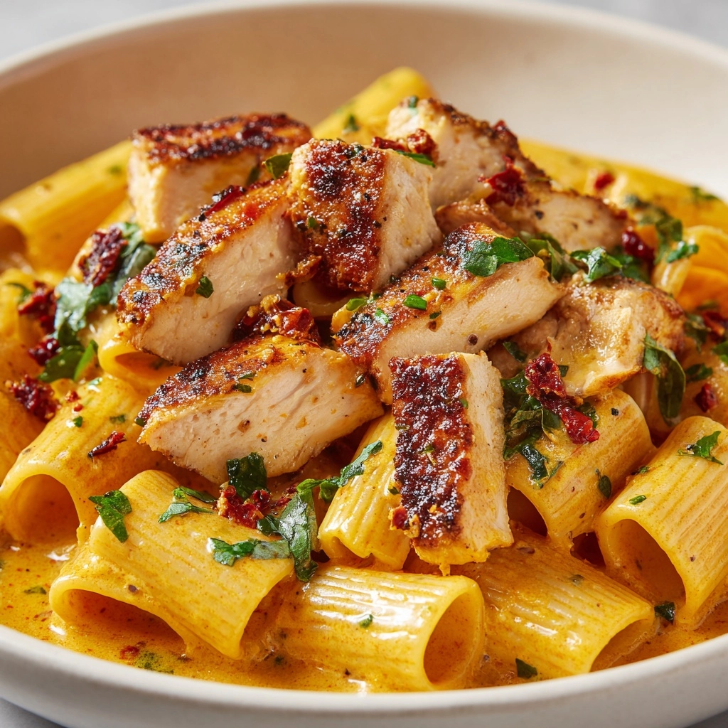 Spicy Creamy Cajun Chicken Pasta Recipe - Recipe Image