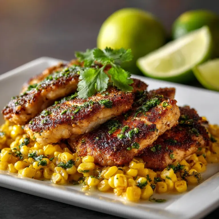 Cilantro-Lime Chicken and Corn Recipe