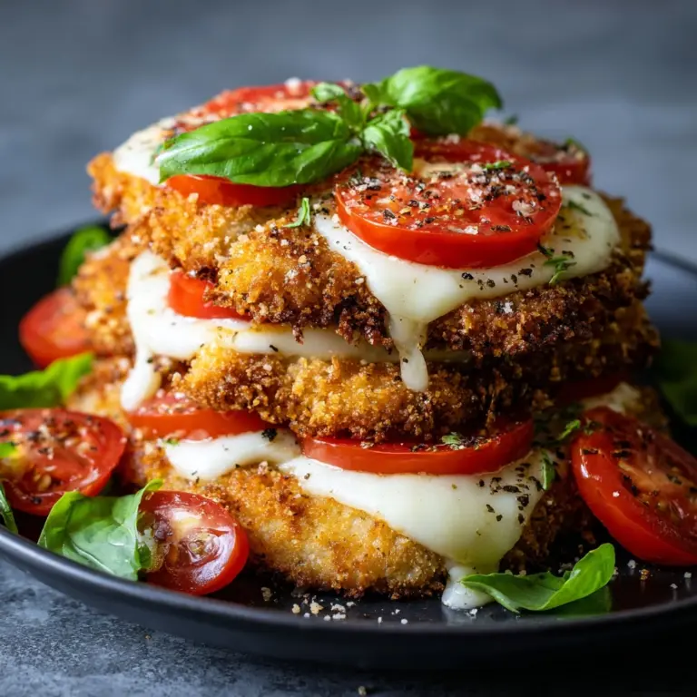 Crispy Chicken Caprese Recipe