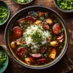 Authentic Cajun Sausage and Chicken Gumbo Recipe
