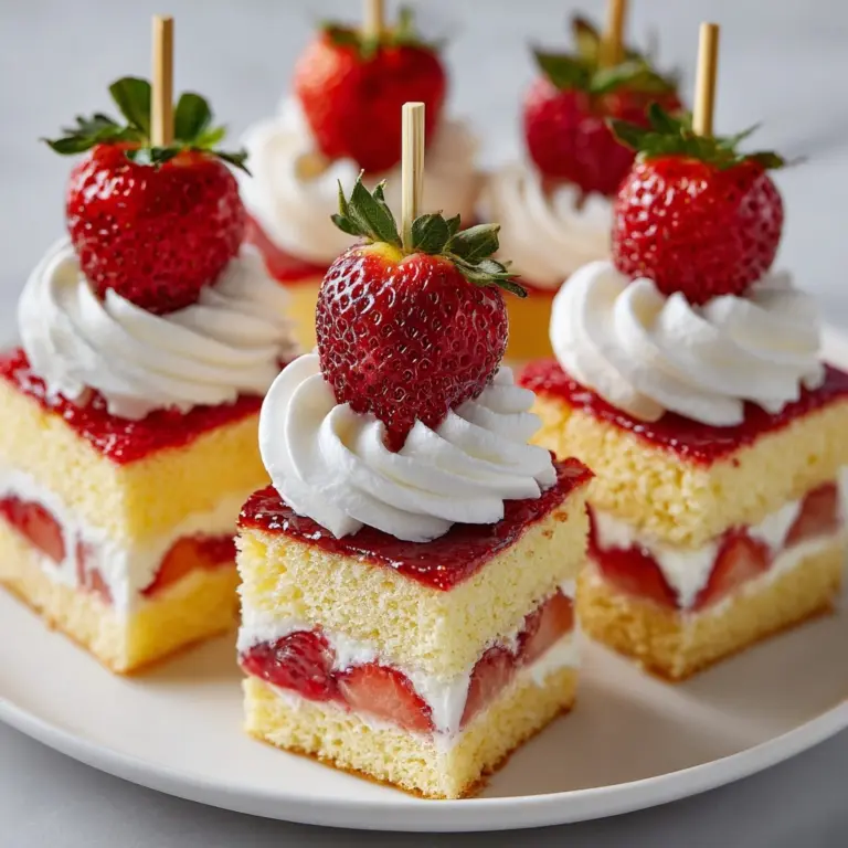 Strawberry Shortcake Kabobs Recipe