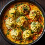 Soup Dumplings in Thai Red Curry Sauce Recipe