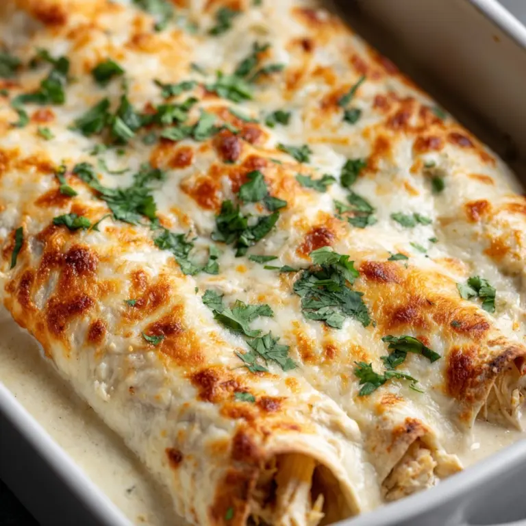 White Chicken Enchiladas Recipe