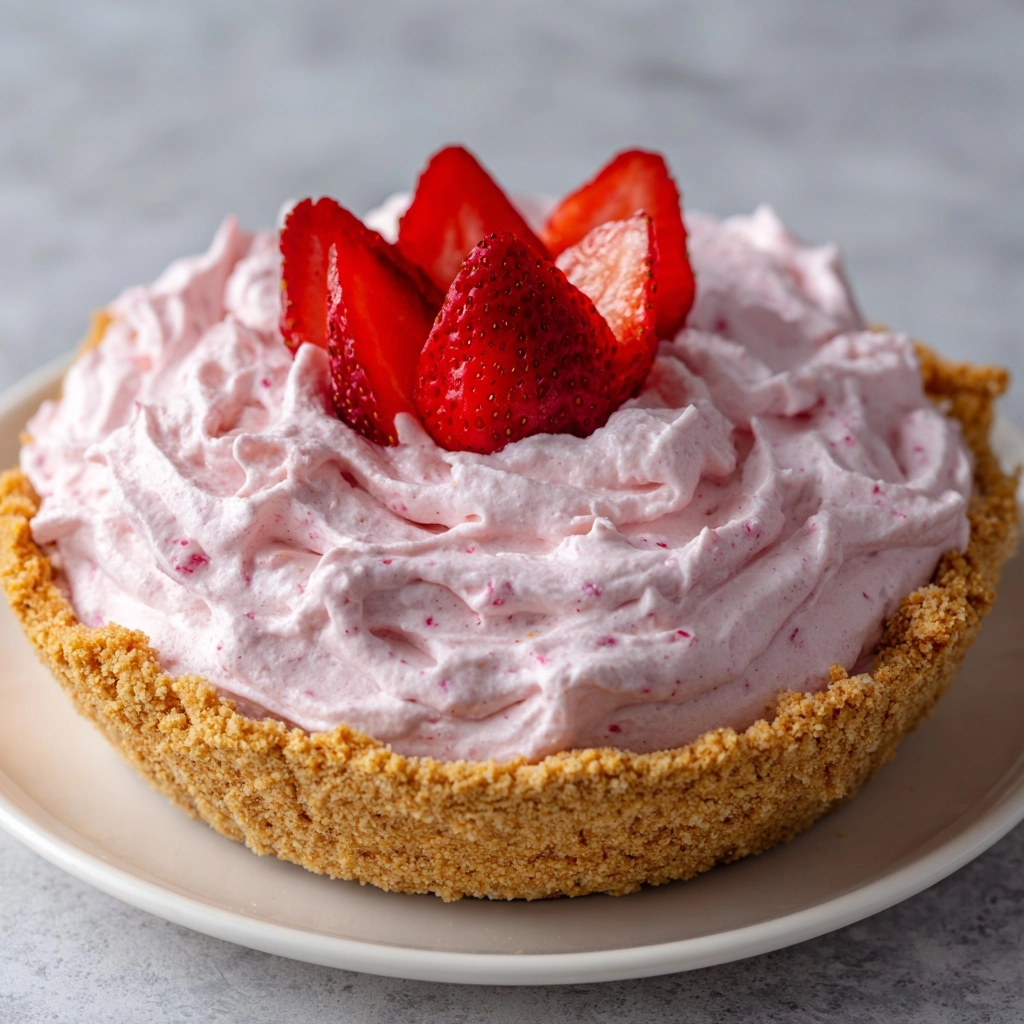 Strawberry Icebox Pie Recipe - Recipe Image