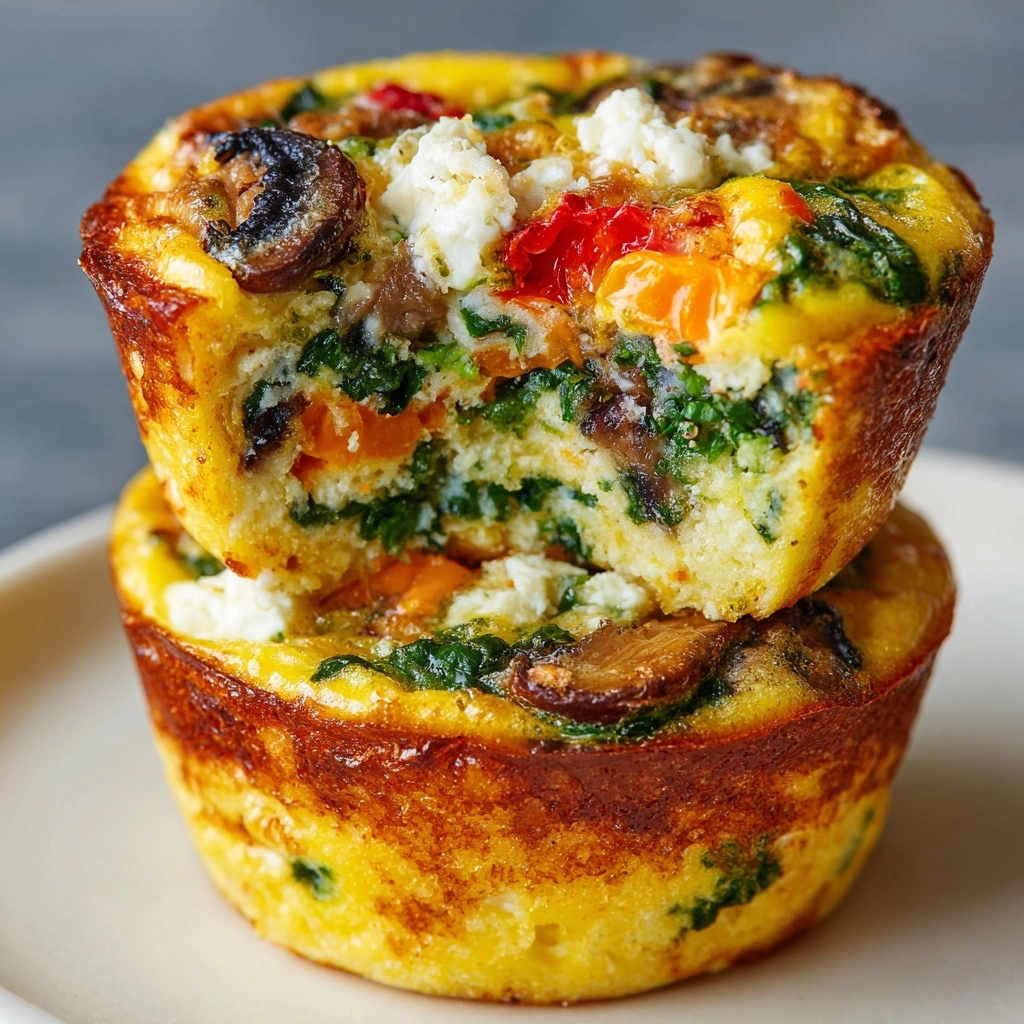 Veggie-Loaded Breakfast Frittata Cups Recipe - Recipe Image